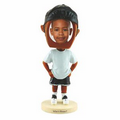 Dark Skin Tone Hip Hop Boy Single Bobble Head